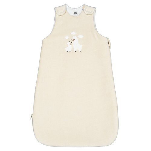 Velour sleeping bag in cotton mix ecru La Redoute Collections La Redoute