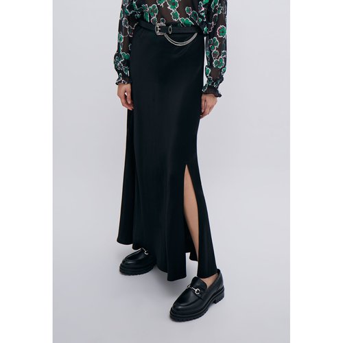 Jupe longue noire fendue on sale