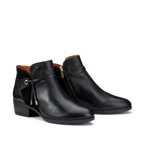 Daroca leather ankle boots black Pikolinos La Redoute