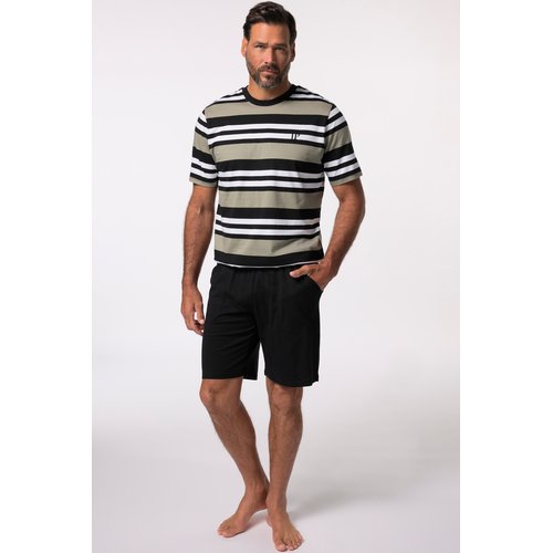 Pyjama court deux pieces a rayures. coupe noir Jp1880 La Redoute