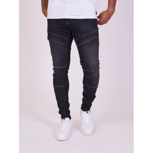 Jean skinny detail coutures apparentes noir Project X La Redoute