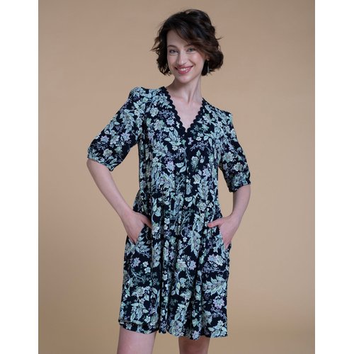 Robe naf naf imprimé fleuri hot sale