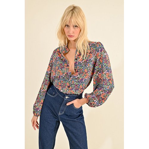 Chemisier a fleurs multicolore Lili Sidonio La Redoute