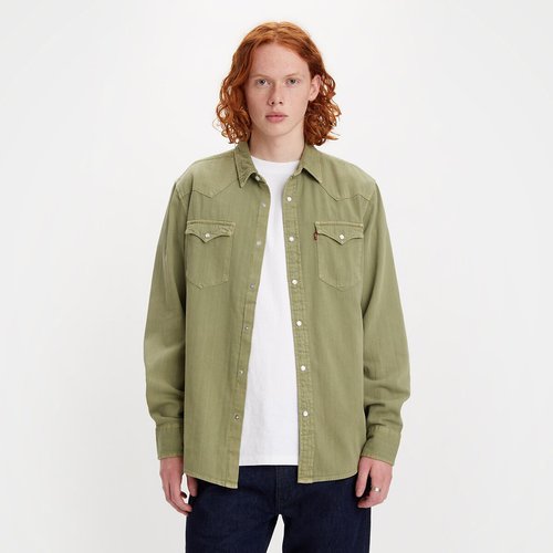 Denim classic western shirt standard fit green Levi s La Redoute
