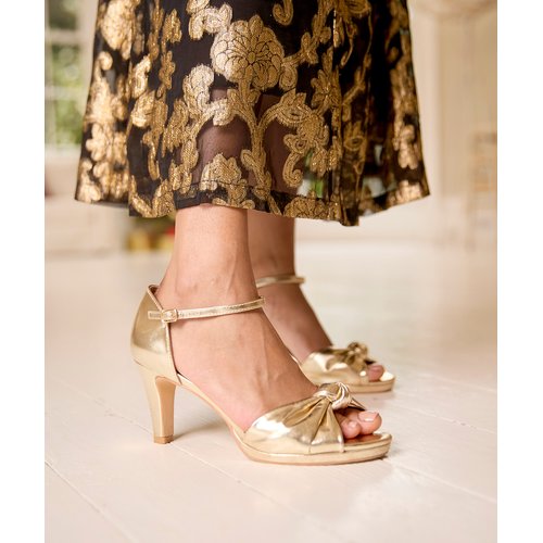 Chaussure ouverte talon on sale