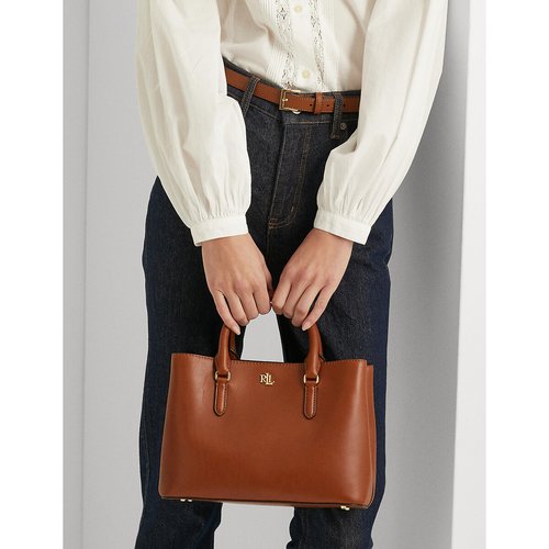 Marcy leather handbag camel Lauren Ralph Lauren La Redoute