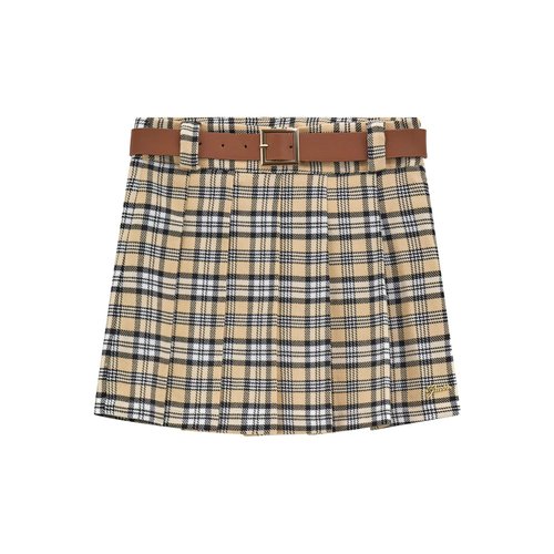 Guess kids mini jupe plissee en twill fantaisie multicolore Guess Kids La Redoute