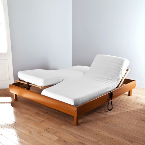 SONIVE Protège-matelas Matelassé Blanc – Double (99x190cm) – Respirant, Moelleux – Jusqu'à 53cm D'épaisseur – Certifié OEKO-TEX