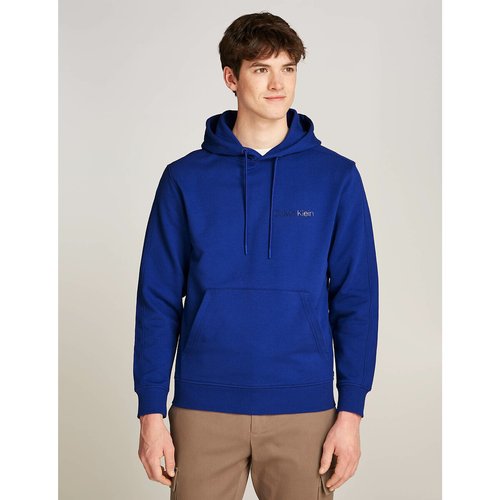 Sweat a capuche bleu electrique Calvin Klein Jeans La Redoute
