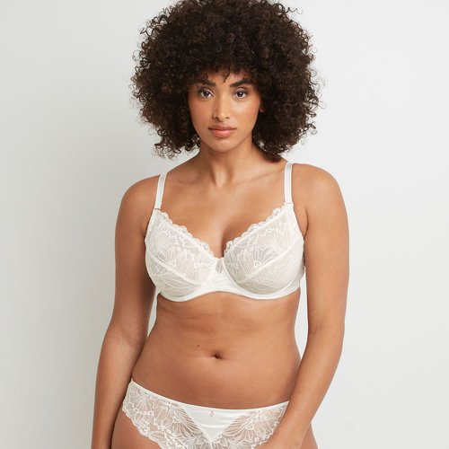 Soutien gorge corbeille tina blanc Rougegorge Lingerie La Redoute
