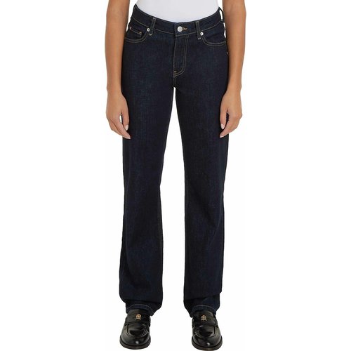 Jean coupe droite denim stretch Tommy Hilfiger marine La Redoute