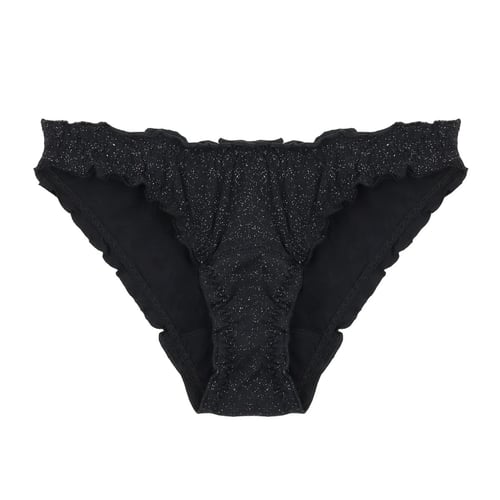 Lot De 2 Culottes Noires à Paillettes Et Dentelle - Taille S | Neuf Sans étiquette