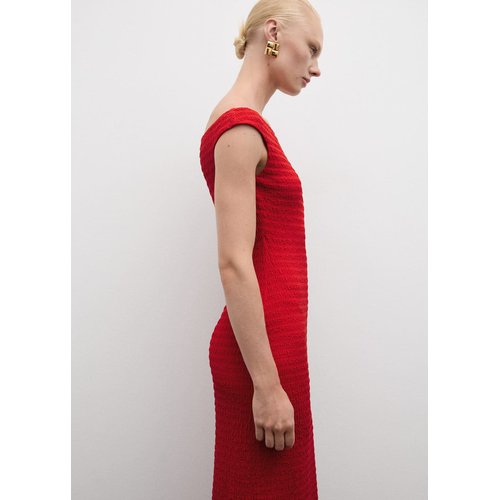 Robe rouge longue mango on sale