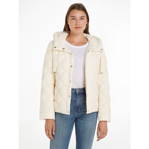 Tommy hilfiger quilted hooded coat shop