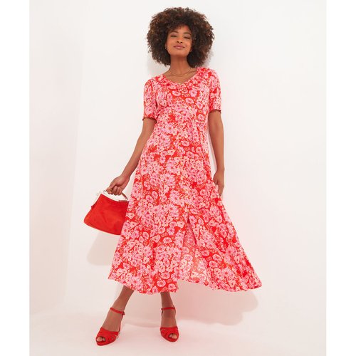 Robe fleurie col V Nadine