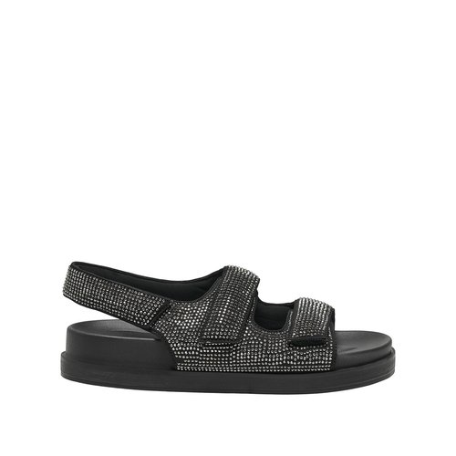 Minnie rhinestone sandals black Only La Redoute