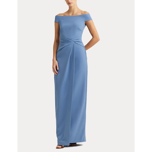Saran maxi dress with short sleeves sky blue Lauren Ralph Lauren La Redoute