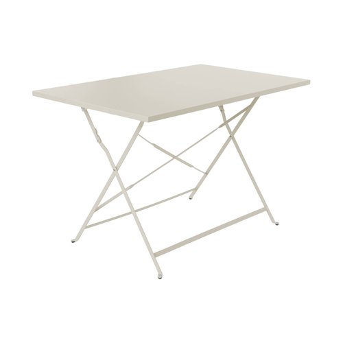 Table de jardin pliante rectangulaire BISTROT - Noir | Leroy Merlin