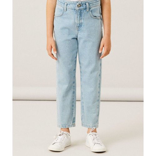 Mid rise mom jeans blue Name It La Redoute