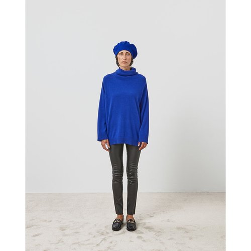 Col roulé bleu roi clearance