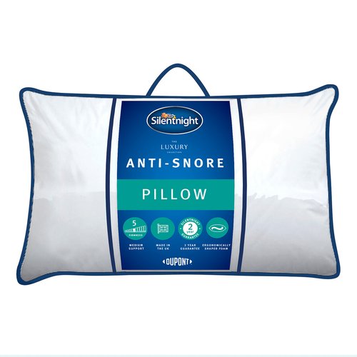 Luxury anti snore pillow white Silentnight La Redoute