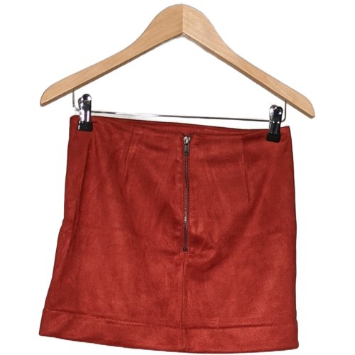 Jupe courte tres bon etat rouge Mango La Redoute