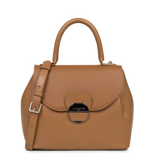 Sac a main en cuir foulonne pia Lancaster marron La Redoute