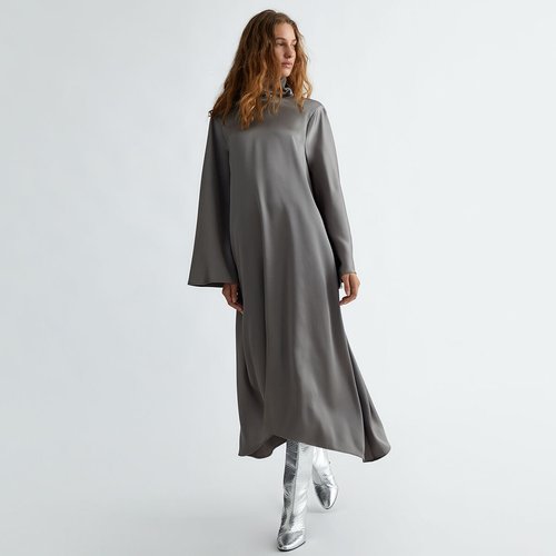 Robe de ceremonie en satin gris perle Liu Jo La Redoute
