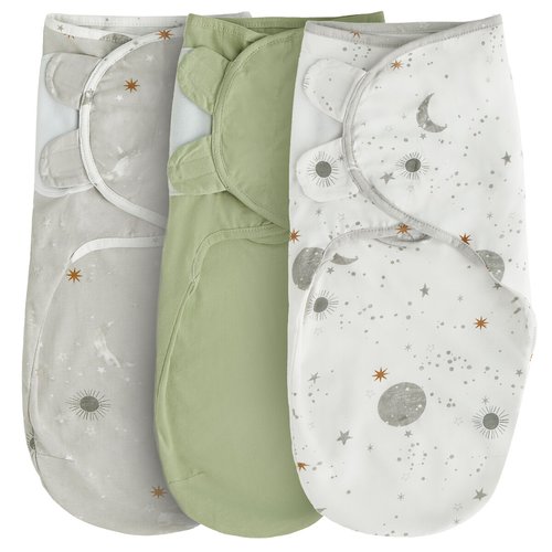 Moon and stars swaddle shop