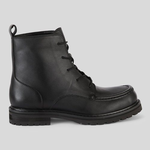 Bottines a lacets cuir responsable
