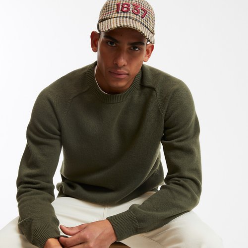 Pull col rond lambswool made in europe La Redoute Collections La Redoute