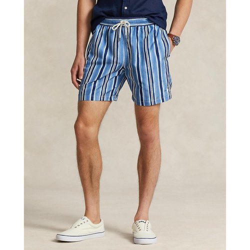 Striped Drawstring Swim Shorts