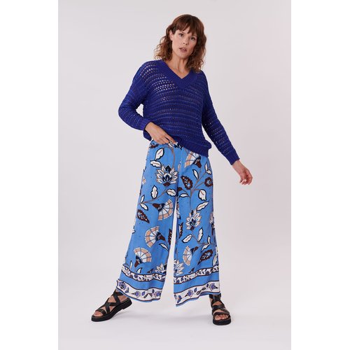 Pantalon ample imprime taille elastique PALOMBE