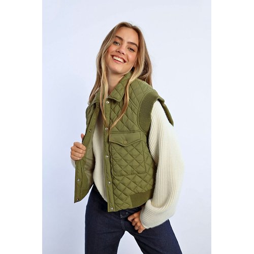 Veste sans manche femme matelassee discount