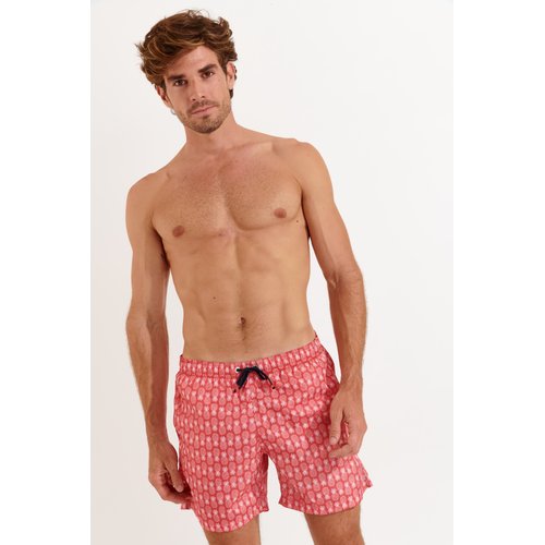 Short de bain manly ocoonor rouge Banana Moon La Redoute