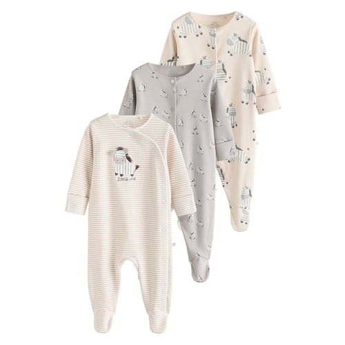 Lot 3 Bodies Bébé Dors-Bien Ours Bleu – 1 Mois, NEXT Qualité Anglaise