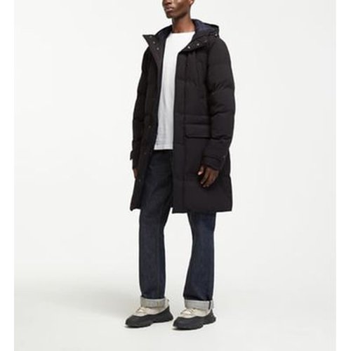 Doudoune luffer mi longue matelassee a capuche noir Galeries Lafayette La Redoute