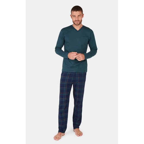 Pyjama en coton manches longues noah bleu Arthur La Redoute