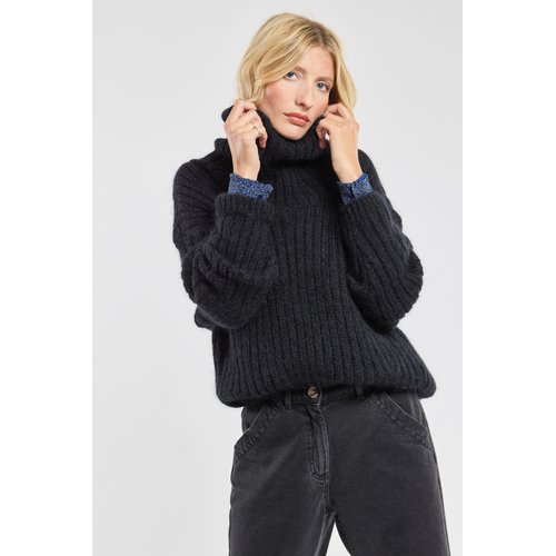 Pull col roule gaetan mohair et laine Terre Mer La Redoute