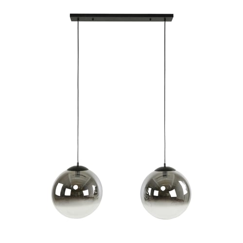 Abat-jour Globe En Verre Fumé Transparent – Diamètre 150 Mm – Pour Suspension Et Lustre – Remplacement Décoratif élégant