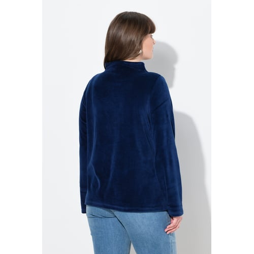 Pull Col Montant Homme Toucher Velours - Marron - Occasion Très Bon état