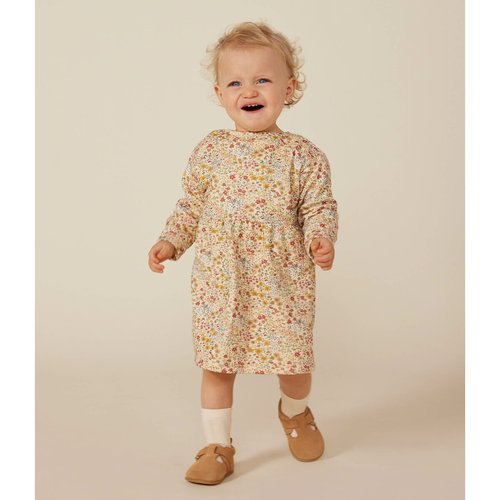 Robe imprimee a manches longues imprime Petit Bateau La Redoute