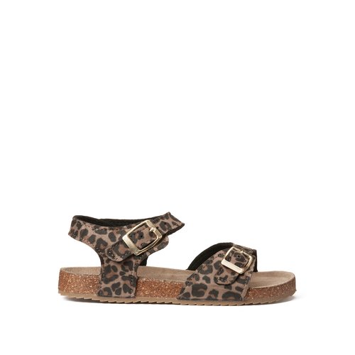 Kids leopard print sandals leopard print La Redoute Collections La Redoute
