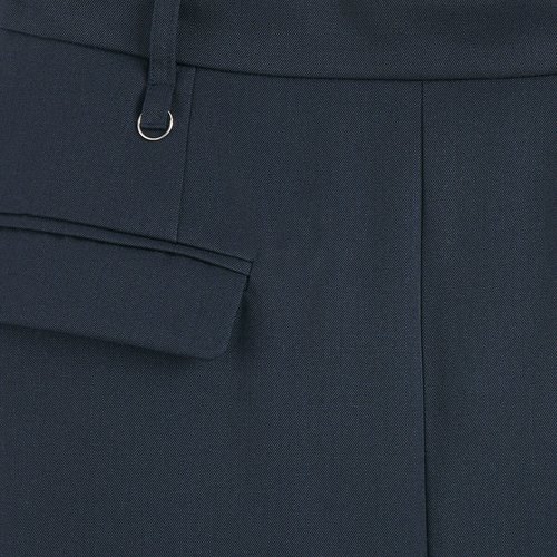 Falda De Lino Midi A Rayas Marineras ✔️ Hecha En Galicia