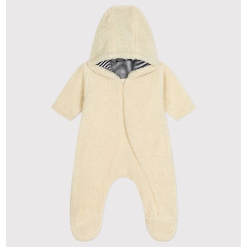 Combi pilote effet mouton Petit Bateau ecru La Redoute