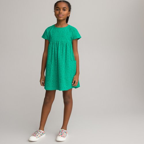 Broderie anglaise cotton dress shop