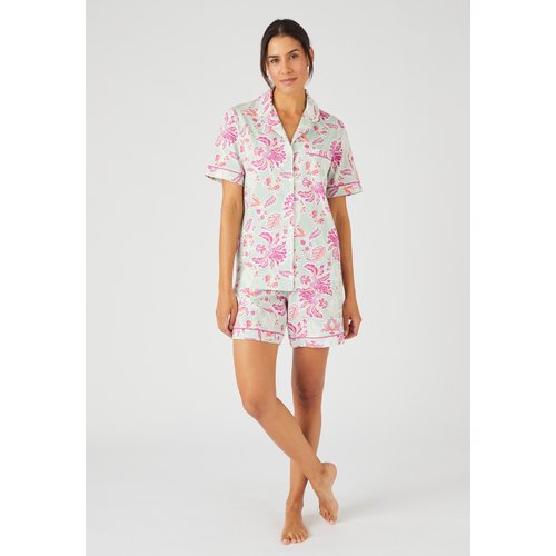 Pyjashort boutonne bleu Damart La Redoute