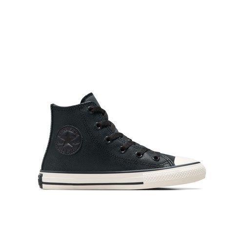 Baskets chuck taylor all star water repellent leather foret noire noir ecru Converse La Redoute
