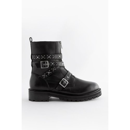 Bottines motardes cloutées on sale
