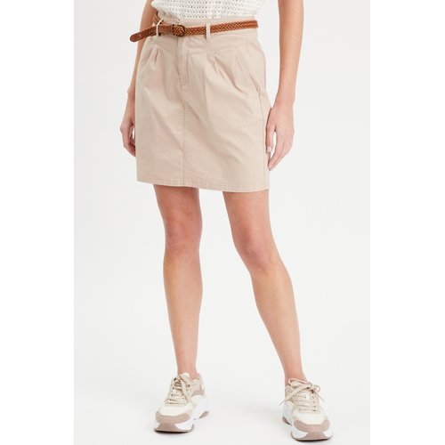 Jupe chino ceinturee Cache Cache La Redoute